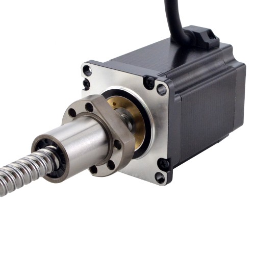 NEMA 23 External Ball Screw Linear Stepper Motor 23E30S4004B1L5-200RS Lead 10mm Lead Length 200mm