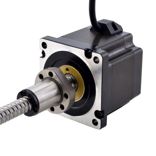 NEMA 34 External Ball Screw Linear Stepper Motor Actuator 34E30S5504B1N5-200RS Lead 10mm Lead Length 200mm