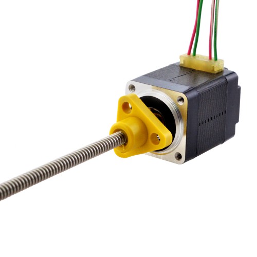 NEMA 8 External Acme Linear Stepper Motor 8E11S0504SC5-100RS Lead 1mm Lead Length 100mm