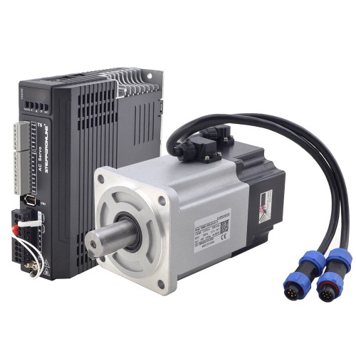 T6 Series 1000W AC Servo Motor Kit T6-RS1000H2B3-M17S 3000rpm 3.19Nm with Brake 17-Bit Encoder IP65