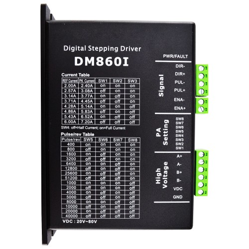Digital Stepper Driver DM860I 20-80VDC for Nema 34 Stepper Motor