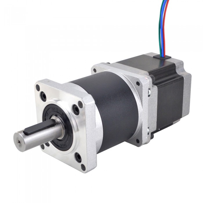 Dual Shaft Nema 23 Geared Stepper Motor L=56mm with 50:1 High Precision ...