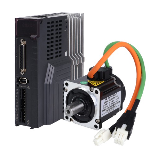 200W AC Servo Motor Kit E6-RS200H2A2-M17S 3000rpm 0.64Nm 17-Bit Encoder IP65