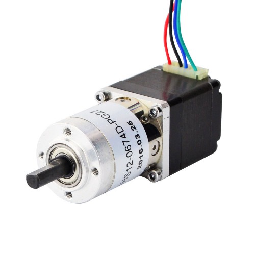 Nema 11 Geared Stepper Motor 11HS12-0674D-PG27 with Rear Shaft 27:1 Planetary Gearbox