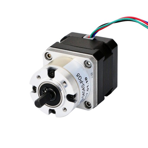 Nema 17 Geared Stepper Motor 17HS13-0404S-PG5 with 5:1 Planetary Gearbox