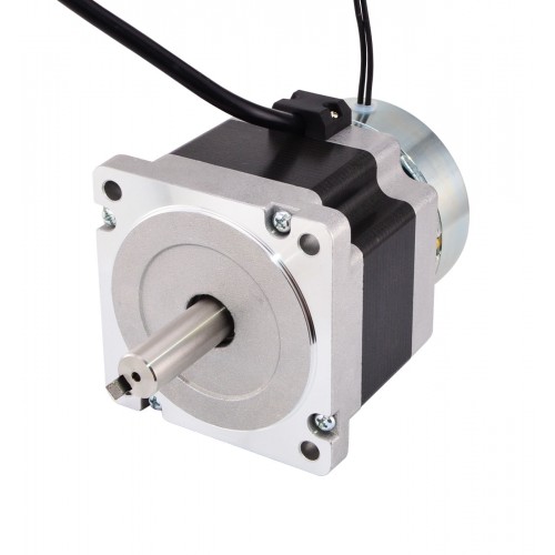 Nema 34 Stepper Motor 34HS27-4004D-B400 3.4Nm with Brake (Friction Torque 4.0Nm)