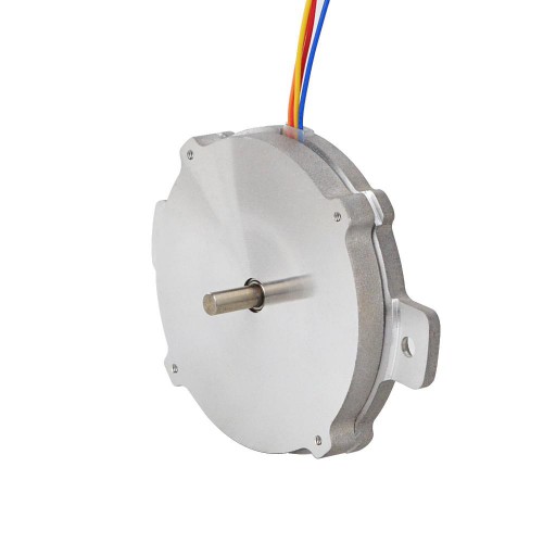 Nema 24 Round Pancake Stepper Motor 24HR04-1004S 1.8deg 6Ncm 1A Φ60x9.6mm 4 Wires