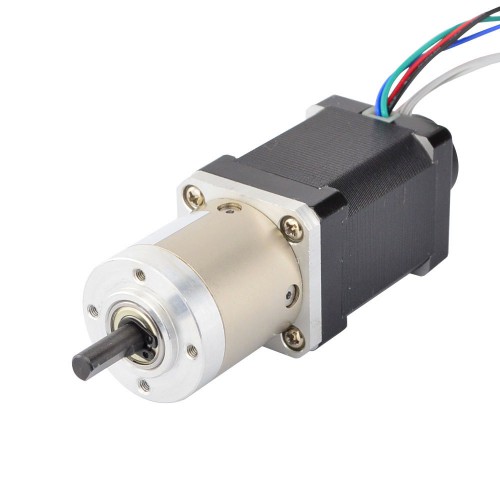 Nema 14 Closed-loop Stepper Gearmotor 3 Phase L=52mm Gear Raio 14:1 Encoder 300CPR