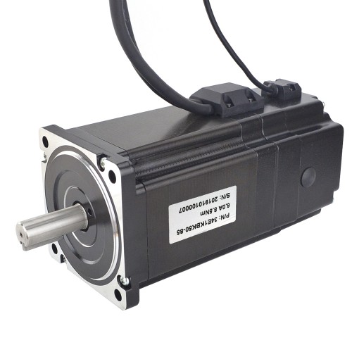 Nema 34 Closed Loop Stepper Motor 34E1KBK50-85 P Series 8.5Nm with Electromagnetic Brake