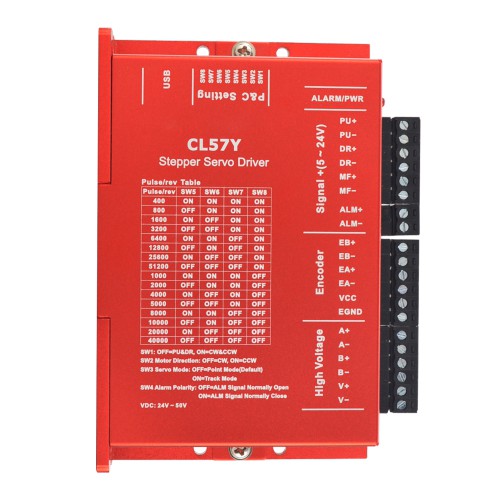 Closed Loop Stepper Driver CL57Y 0-7.0A 24-50VDC for Nema 17, 23, 24 Stepper Motor
