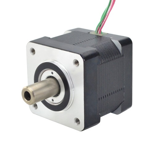 Hollow Shaft Nema 14 Stepper Motor 14HS14-1254H Dual Shaft 16Ncm 1.25A 4Wires