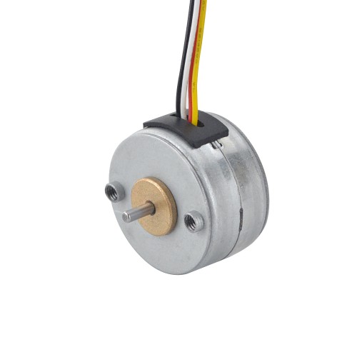 Φ25x15mm PM Rotary Stepper Motor 25PM48L01 7.5deg 14.7mN.m 0.5A 4 Wires