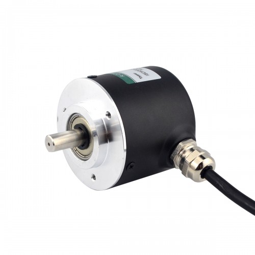 360 CPR Incremental Rotary Encoder ISC5208-001G-360BZ3 ABZ 3-Channel 8mm Solid Shaft
