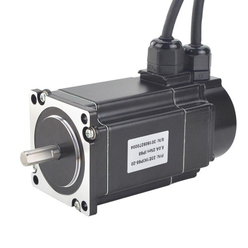 Nema 23 Waterproof Closed Loop Stepper Motor 23E1KIP65-20 P Series IP65 2Nm with Encoder 1000CPR