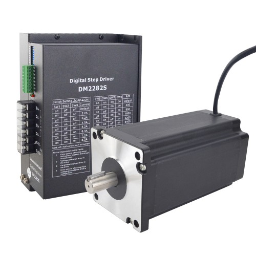 Nema 42 Stepper Motor + Digital Stepper Driver1 Kit 1-DM2282S-42HS80 30 Nm