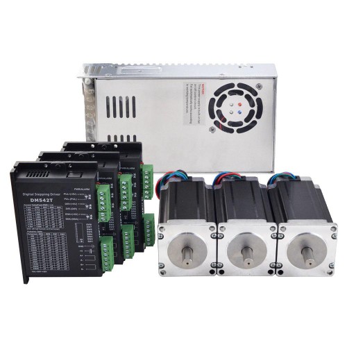 3 Axis CNC Router Kit 3.0Nm Nema 23 Stepper Motor & Driver & Power Supply