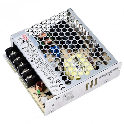 Meanwell LRS-75-24 Enclosed Switching Power Supply 24VDC 75W 3.2A