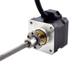 NEMA 17 External Ball Screw Linear Stepper Motor 17E13S1504BSM5-150RS Lead 1mm Lead Length 150mm