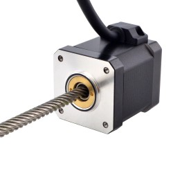 NEMA 17 Non-Captive Acme Linear Stepper Motor 17N19S2504YF5-200RS Lead 25.4mm Lead Length 200mm