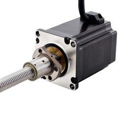 NEMA 23 External Ball Screw Linear Stepper Motor 23E30S4004BAL5-200RS Lead 2mm Lead Length 200mm