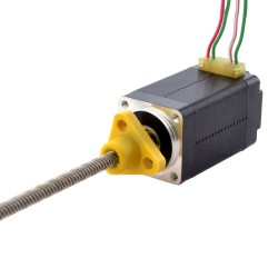 NEMA 8 External Acme Linear Stepper Motor 8E15S0504DC5-100RS Lead 4mm Lead Length 100mm