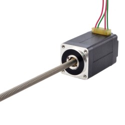 NEMA 8 Non-Captive Acme Linear Stepper Motor 8N15S0504SC5-150RS Lead 1mm Lead Length 150mm