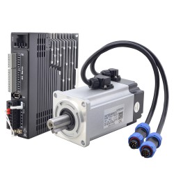 T6 Series 400W AC Servo Motor Kit T6-RS400H2B3-M17S 3000rpm 1.27Nm with Brake & 17-Bit Encoder IP65