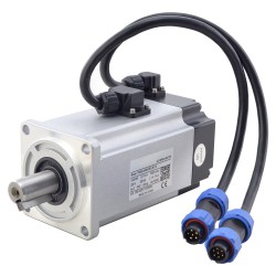 T6 Series 400W AC Servo Motor Kit T6-RS400H2B3-M17S 3000rpm 1.27Nm with Brake & 17-Bit Encoder IP65