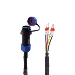 5m 4-PIN Motor Extenstion Cable with IP65 Aviation Connector for T6 Series Servo Motor