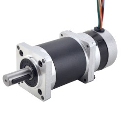57BLR Brushless DC Gear Motor 24V 84W 35RPM with 100:1 Planetary Gearbox