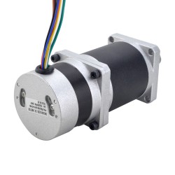 57BLR Brushless DC Gear Motor 24V 84W 35RPM with 100:1 Planetary Gearbox