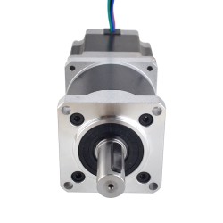 Dual Shaft Nema 23 Geared Stepper Motor L=56mm with 50:1 High Precision Planetary Gearbox