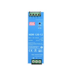 Meanwell NDR-120-12 DIN Rail Power Supply 12VDC 10A 120W UL508 Approved