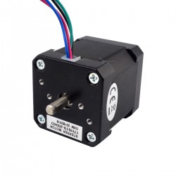 Nema 17 Dual Shaft Stepper Motor 17HS19-2004D 59Ncm 4 Wires 2A 2.8v