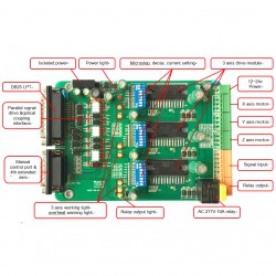 3 Axis Stepper Motor Controller ST-6560 (Supports MACH3, KCAM4, EMC2)