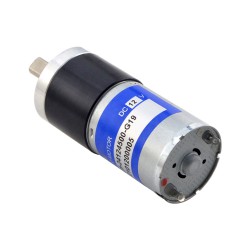 12V Brushed DC Gearmotor PA25-24126000-G19 4.41N.cm/237RPM with 19:1 Planetary Gearbox