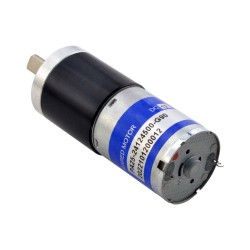 12V Brushed DC Gearmotor PA25-24126000-G90 18.62N.cm/50RPM with 90.25:1 Planetary Gearbox