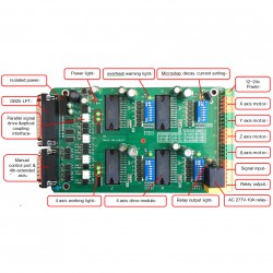 4 Axis Stepper Motor Controller ST-6560V4 Driver Board (Supports MACH3, KCAM4, EMC2)