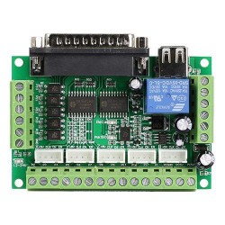 5 Axis CNC Breakout Board (Supports MACH3, KCAM4, EMC2)