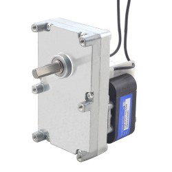 110V Brushed AC Gear Motor FGE-6130-110V-G590 100Kg.cm/5.5RPM with 590:1 Rectangular Spur Gearbox