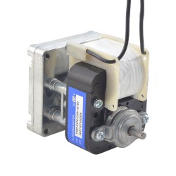 220V Brushed AC Gear Motor FGD-6126-220V-G190 20Kg.cm/14RPM with 190:1 Rectangular Spur Gearbox