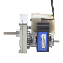 220V Brushed AC Gear Motor FGD-6126-220V-G190 20Kg.cm/14RPM with 190:1 Rectangular Spur Gearbox