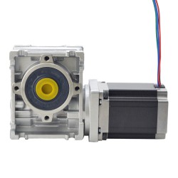 Nema 23 Worm Gear Stepper Motor 23HS45-4204S-RV30-G10 L=113mm with 10:1 Worm Gearbox