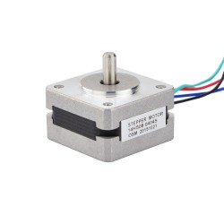 Nema 14 Stepper Motor 14HS08-0404S 10V 1.8 deg 5Ncm 4 Wires