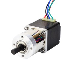 Nema 11 Geared Stepper Motor 11HS12-0674D-PG5 with Rear Shaft & 5:1 Planetary Gearbox