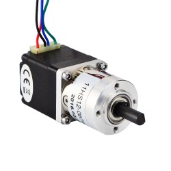 Nema 11 Geared Stepper Motor 11HS12-0674D-PG5 with Rear Shaft & 5:1 Planetary Gearbox