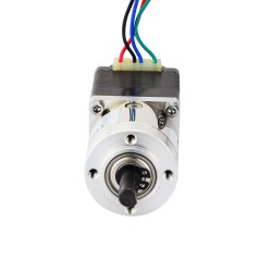 Nema 11 Geared Stepper Motor 11HS12-0674D-PG5 with Rear Shaft & 5:1 Planetary Gearbox