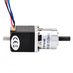 Nema 11 Geared Stepper Motor 11HS12-0674D-PG5 with Rear Shaft & 5:1 Planetary Gearbox