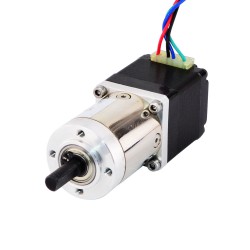 Nema 11 Geared Stepper Motor 11HS12-0674D-PG14 with Rear Shaft & 14:1 Planetary Gearbox