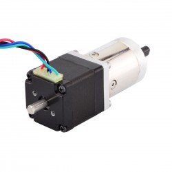 Nema 11 Geared Stepper Motor 11HS12-0674D-PG14 with Rear Shaft & 14:1 Planetary Gearbox